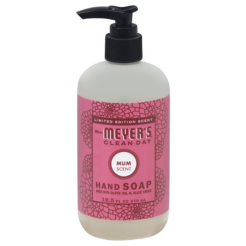 Mrs. Meyer's Clean Day Mum Scent Hand Soap 12.5 Fl Oz