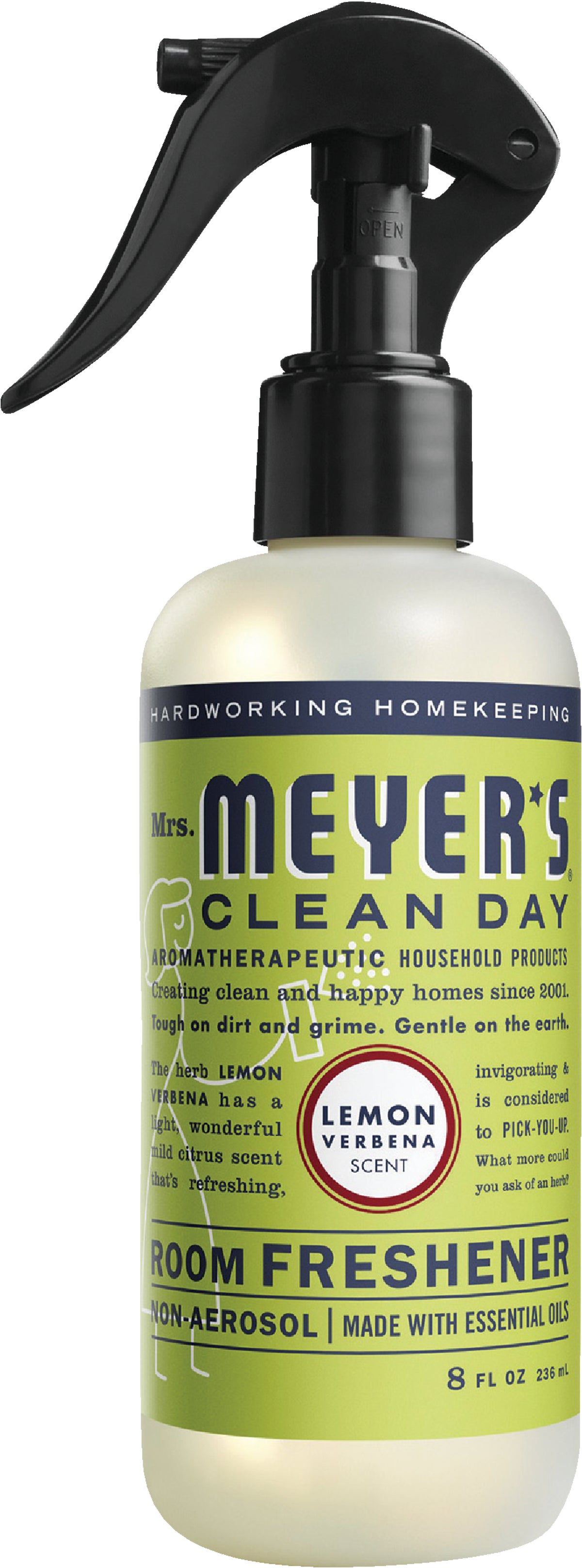 Mrs. Meyer's Clean Day Room Freshener Lemon Verbena Scent, 8 Oz