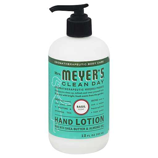 Mrs. Meyer's Clean Day Basil Scent Hand Lotion 12 Fl Oz