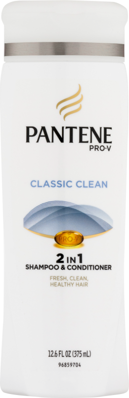Pantene Shampoo & Conditioner, 2 In 1, Classic Clean 12.6 Fl Oz