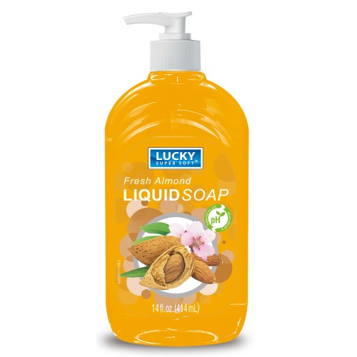 Lucky Super Soft Liquid Soap Almond 14 Oz