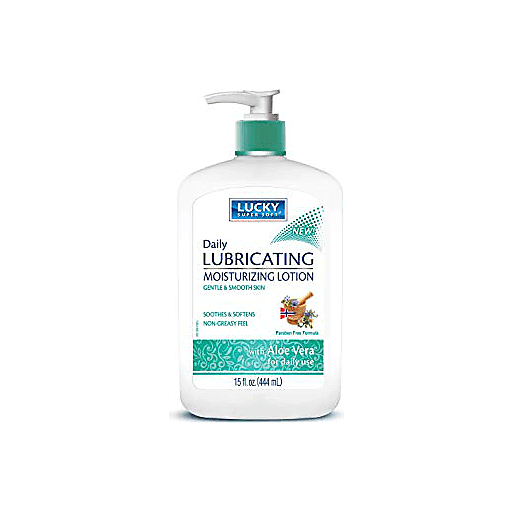 Lucky Super Soft Lotion Aloe Vera 15oz/12