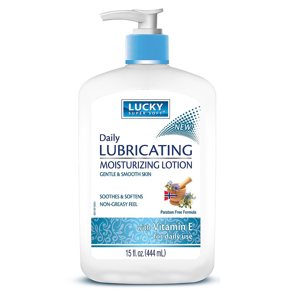 Lucky Super Soft Lotion Vitamin E 15oz/12