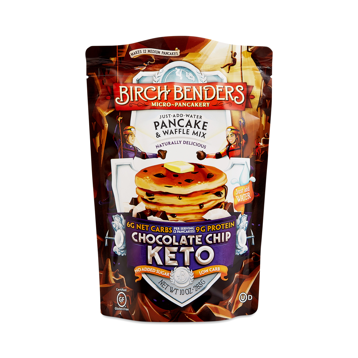 Birch Benders Keto Chocolate Chip Pancake & Waffle Mix 10 Oz