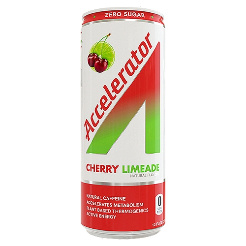 Accelerator A SHOC Cherry Limeade Smart Energy Drink, 12 Fl Oz Can