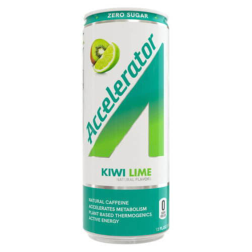 Accelerator A SHOC Kiwi Lime Smart Energy Drink, 12 Fl Oz Can