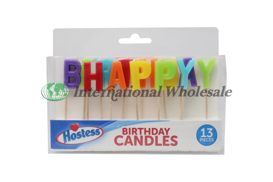 Hostess Happy Birthday Candle 24ct
