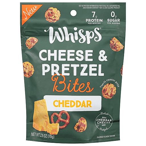 Whisps Cheddar Cheese Pretzel Bites, 2.5 Oz