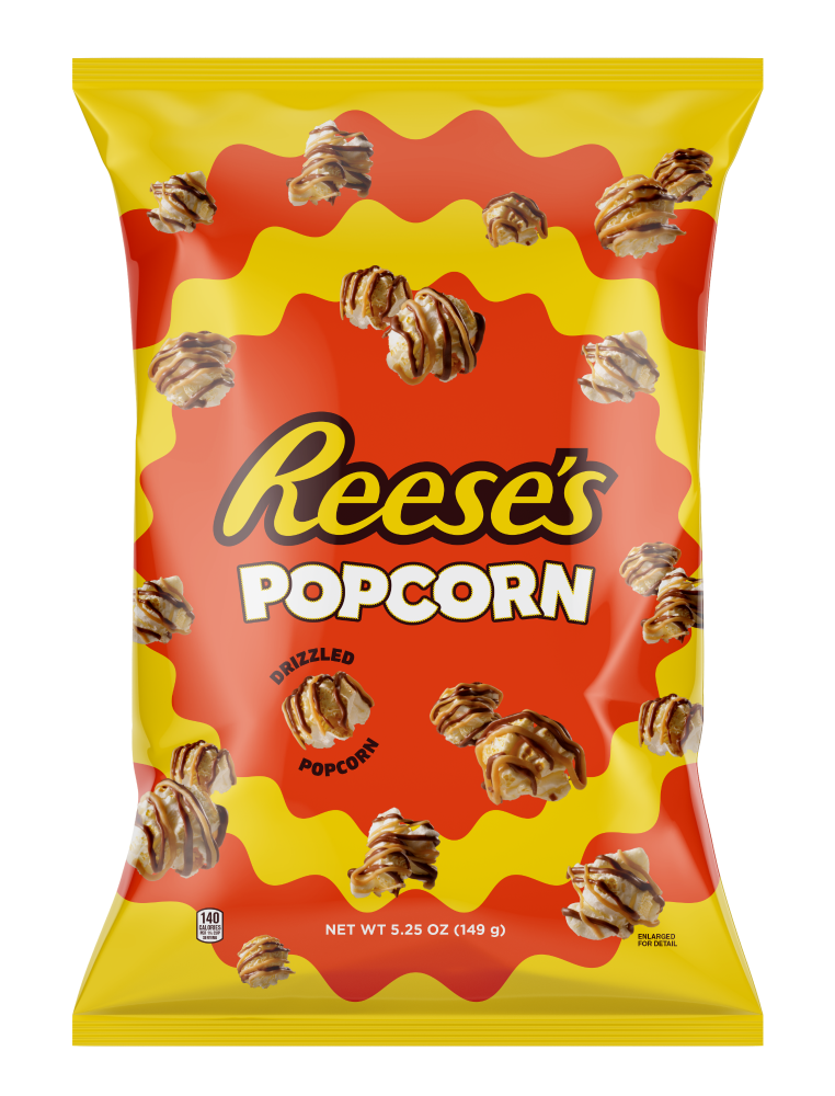 Reese's Chocolate Drizzled Peanut Butter Popcorn, 5.25 Oz