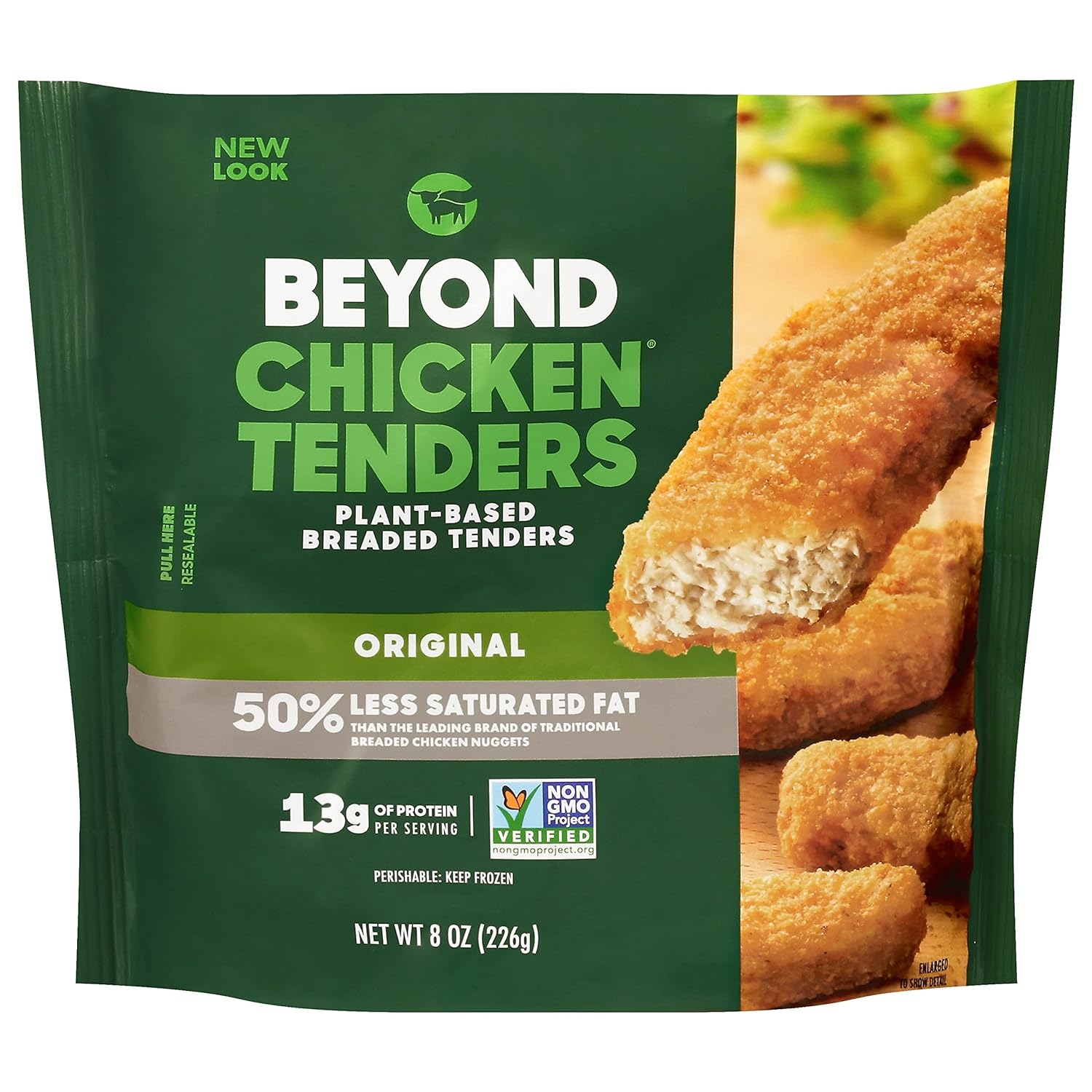 Beyond Meat Chicken Plant-Based Breaded Tenders Original - Frozen - 8oz