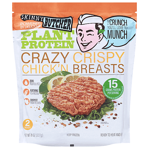 Skinny Butcher Chicken Breasts, Crazy Crispy