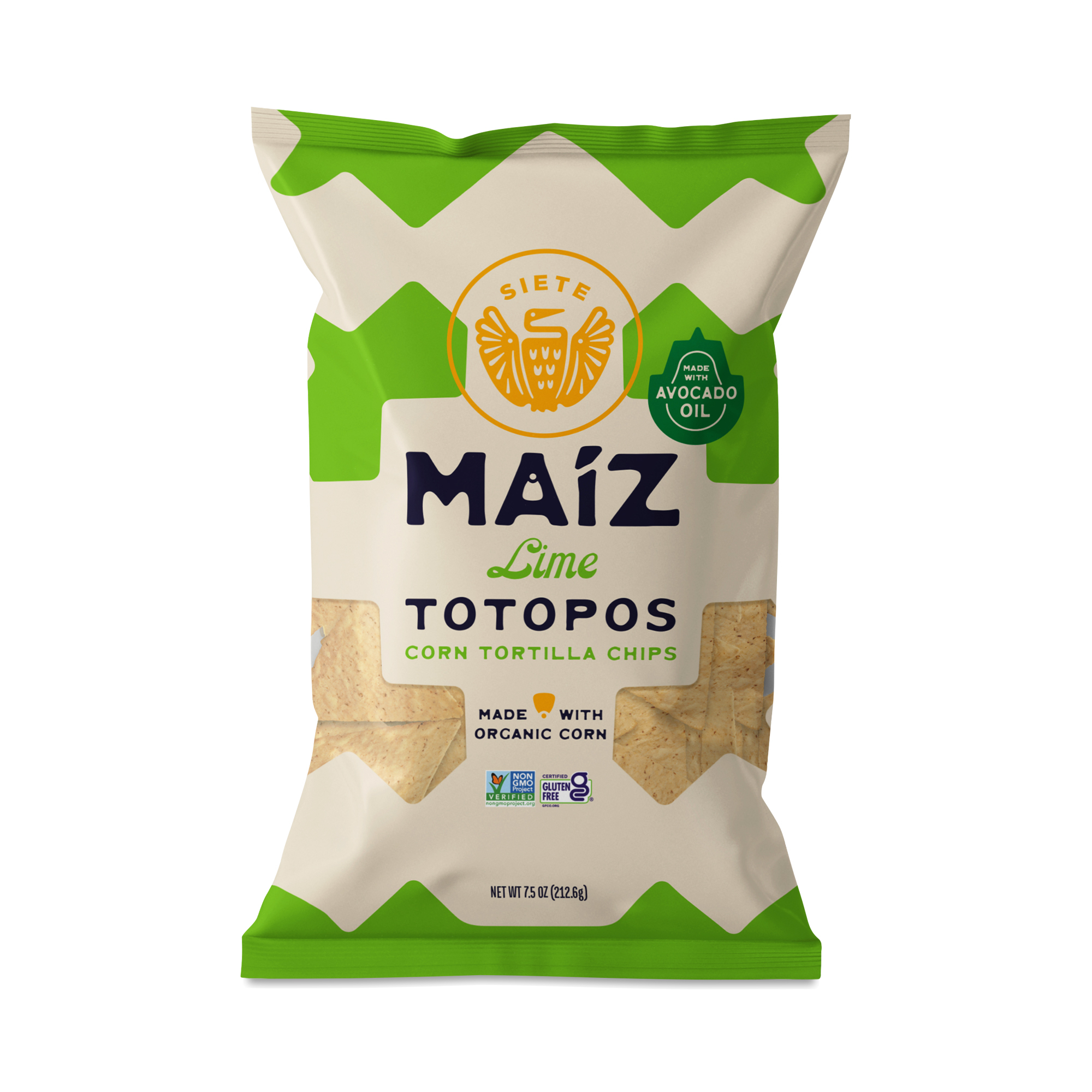 Siete Maiz Lime Totopos Corn Tortilla Chips