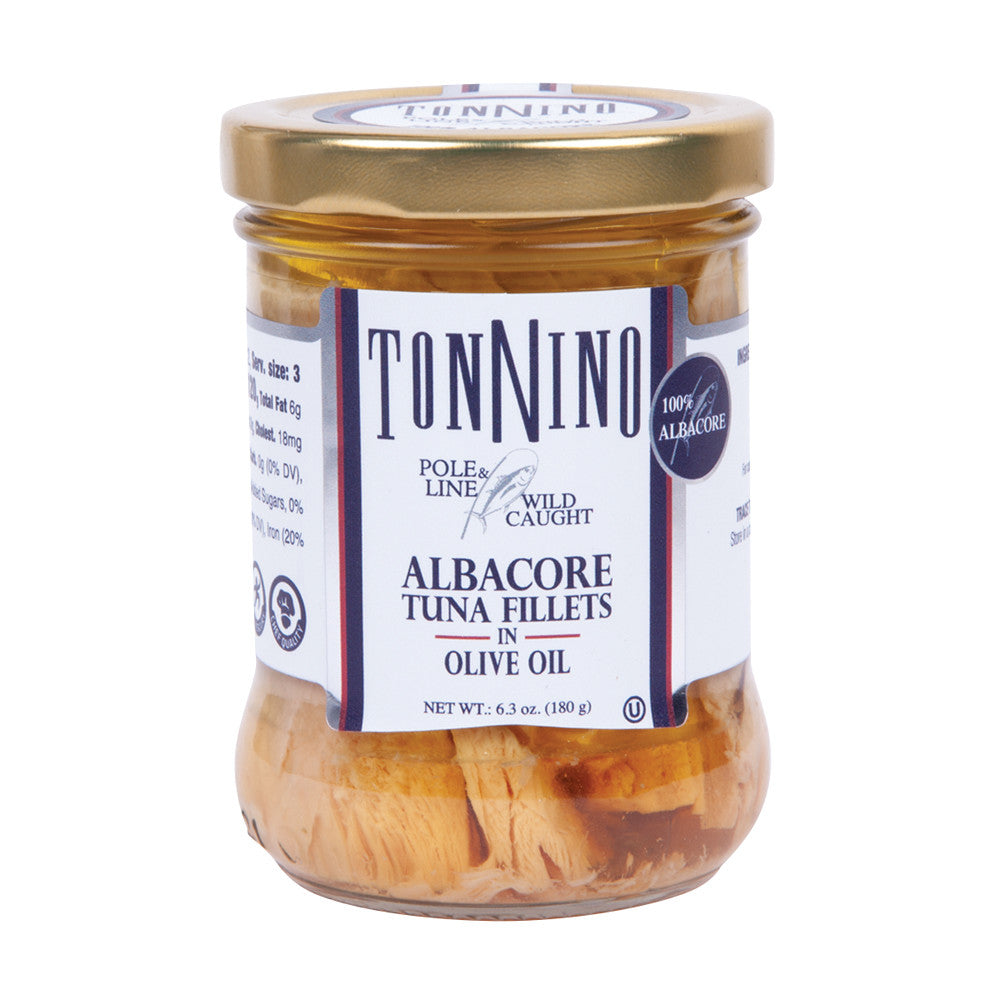 Tonnino Albacore Tuna Fillets In Olive Oil 6.3 Oz