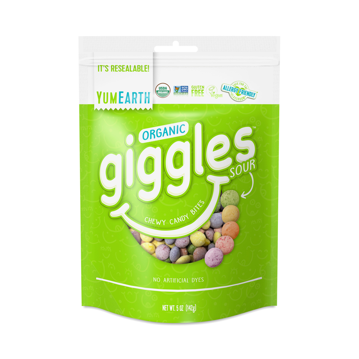YumEarth Organic Sour Giggles Chewy Candy Bites