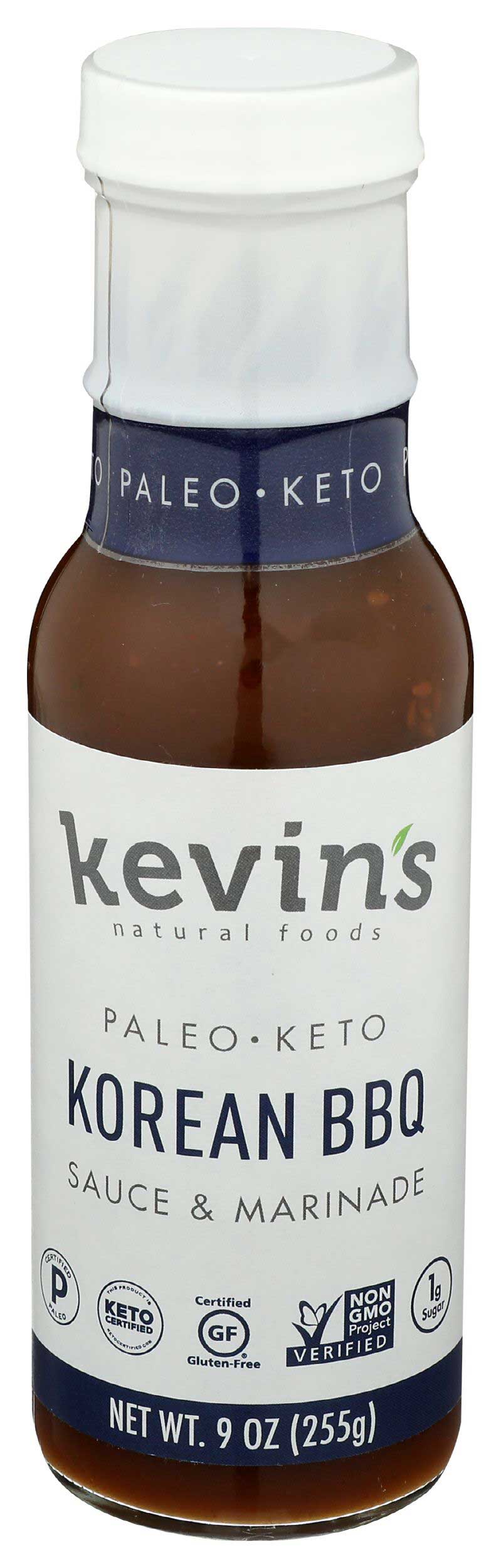 Kevin's Natural Foods Marinade Sauce Korean Bbq, 9 Oz