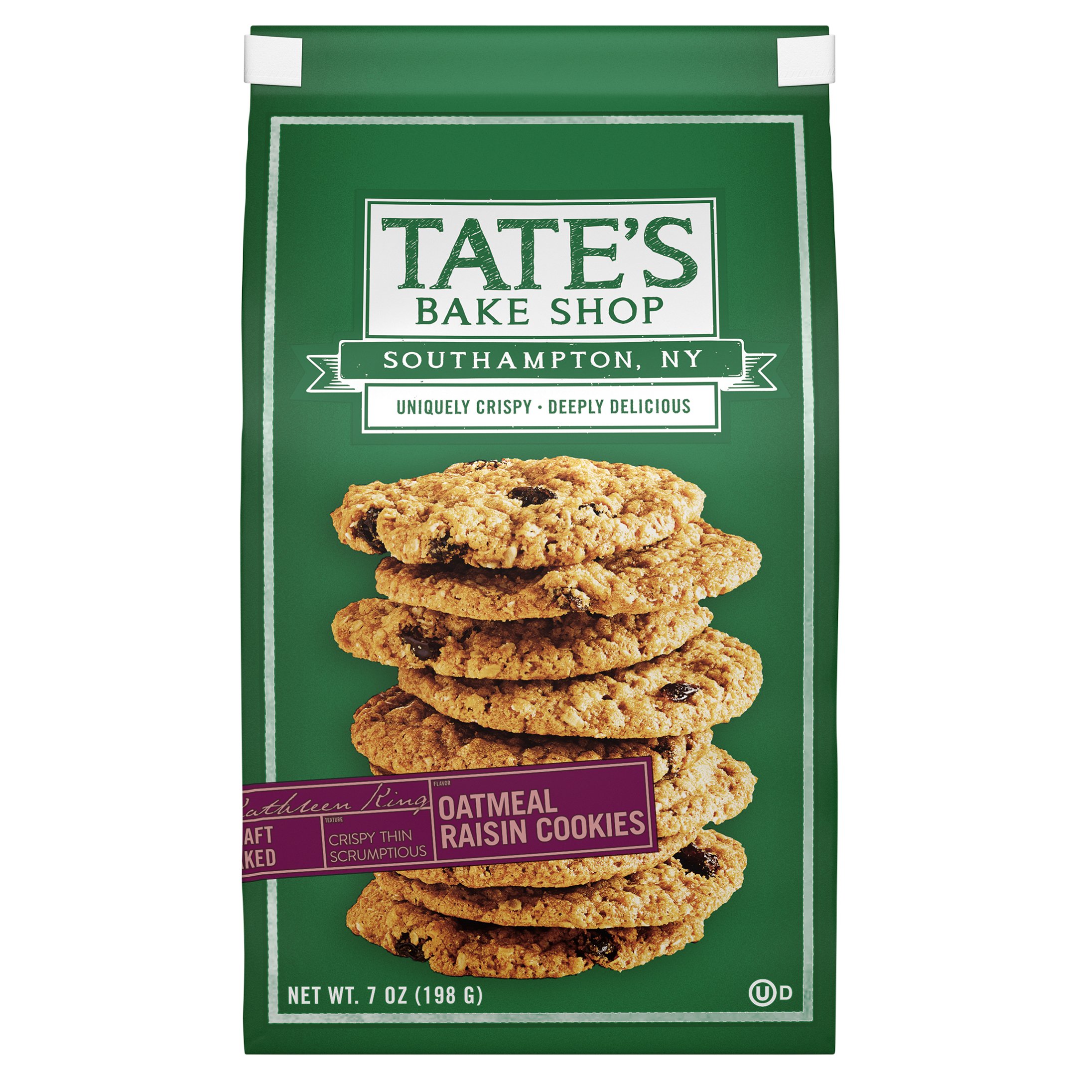 Tate's Bake Shop Oatmeal Raisin Cookies - 7oz