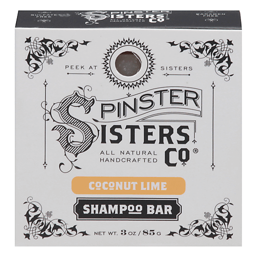 Spinster Sisters Co Coconut Lime Shampoo Bar 3 Oz