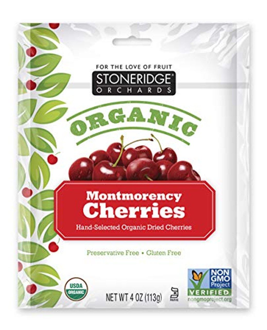 Stoneridge Orchards Organic Dried Montmorency Cherries, 4 Oz