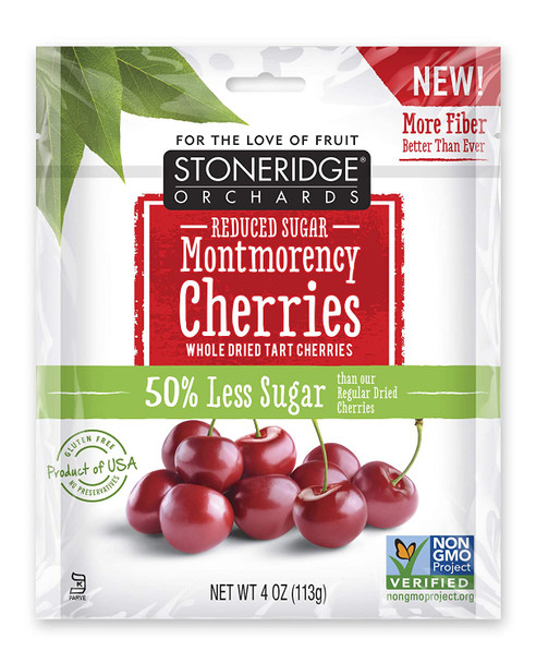 Stoneridge Orchards Reduced Sugar Montmorency Whole Dried Tart Cherries