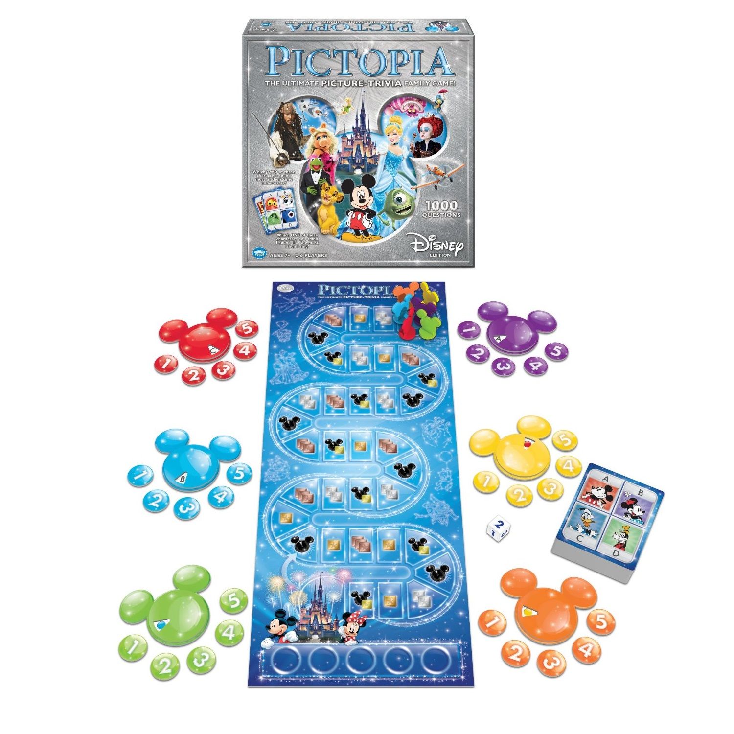 Ravensburger Disney Pictopia! Family Trivia Game