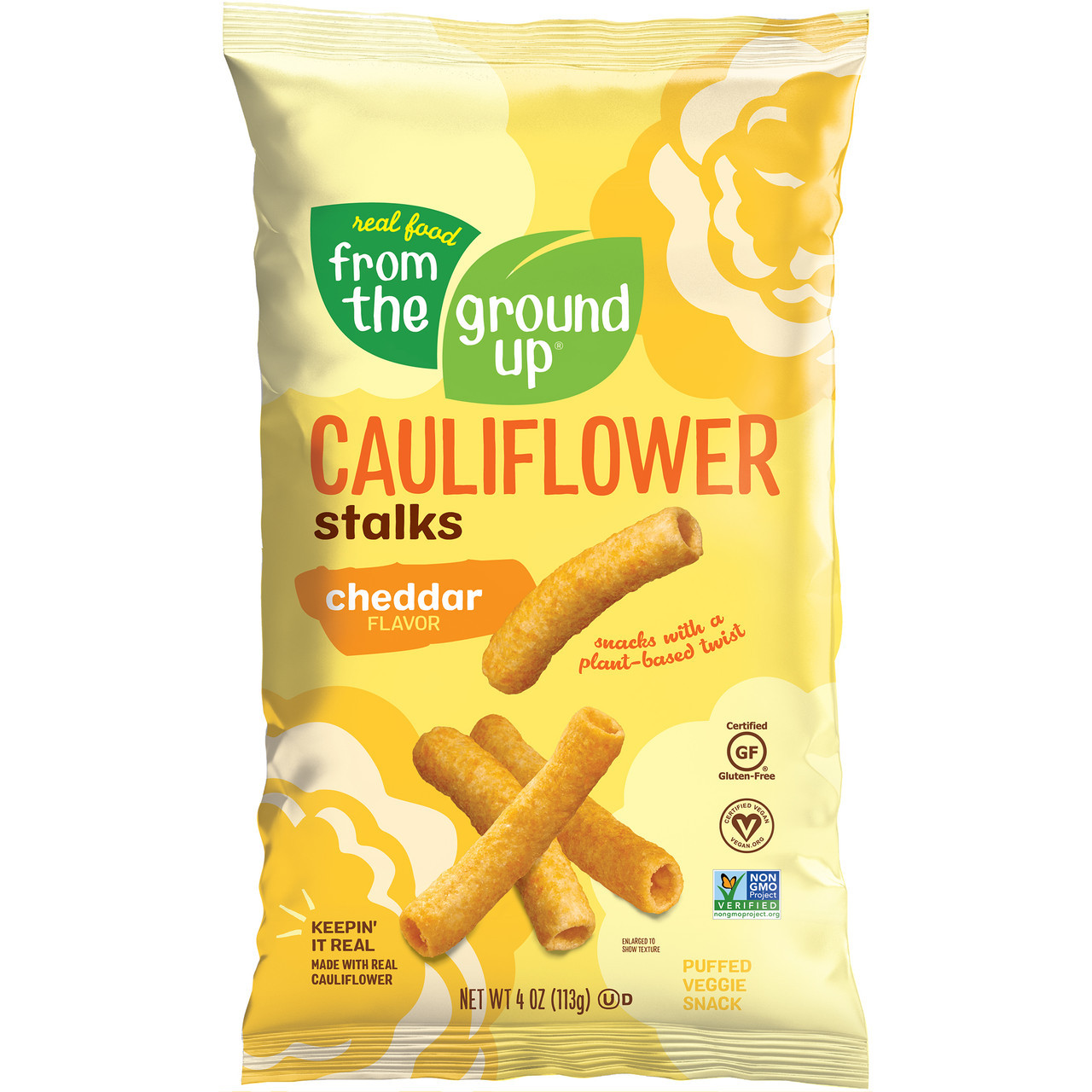 From The Ground Up Cauliflower Stalks, Cheddar Flavor