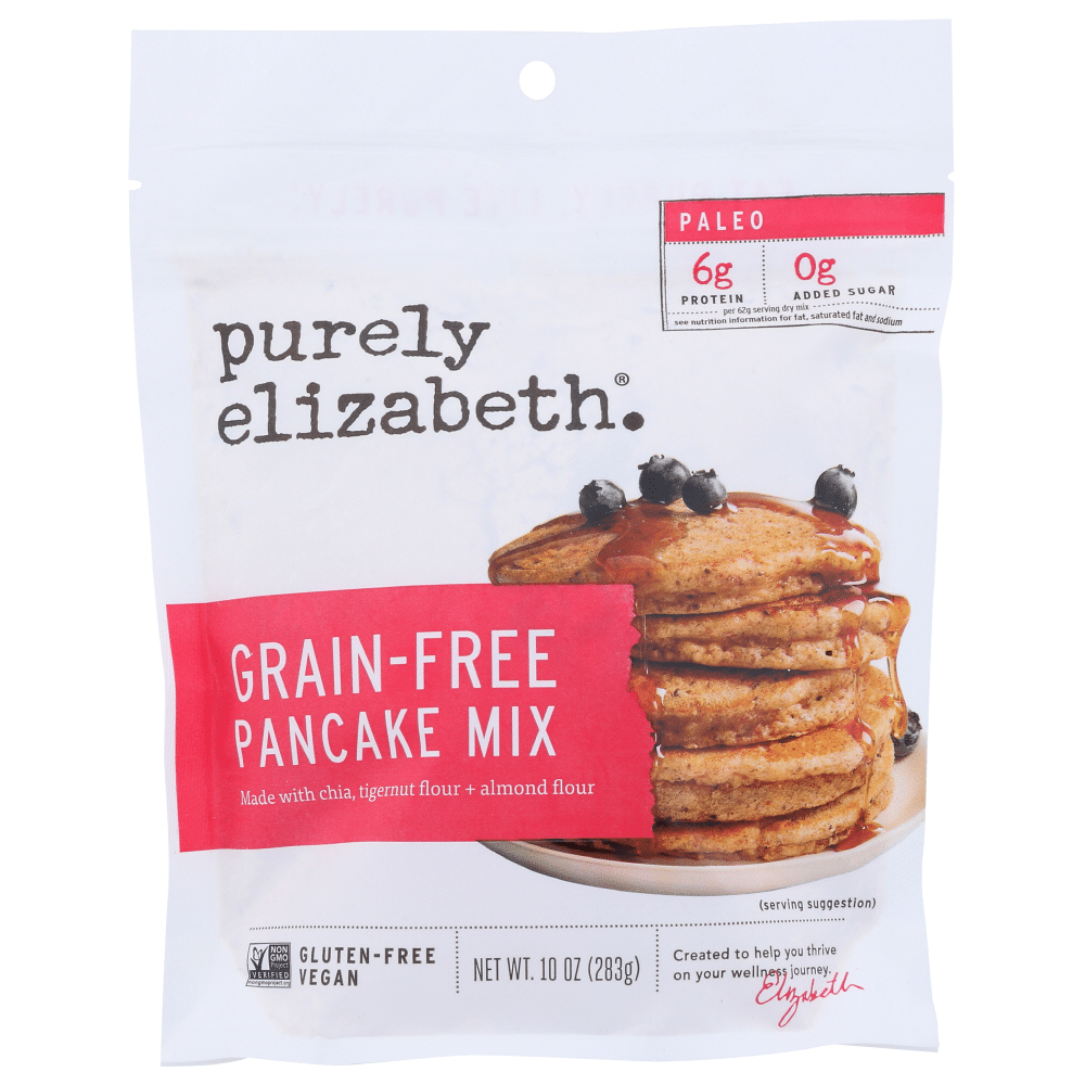 Purely Elizabeth Pancake + Waffle Mix, Grain Free, 10 Oz (283 G)
