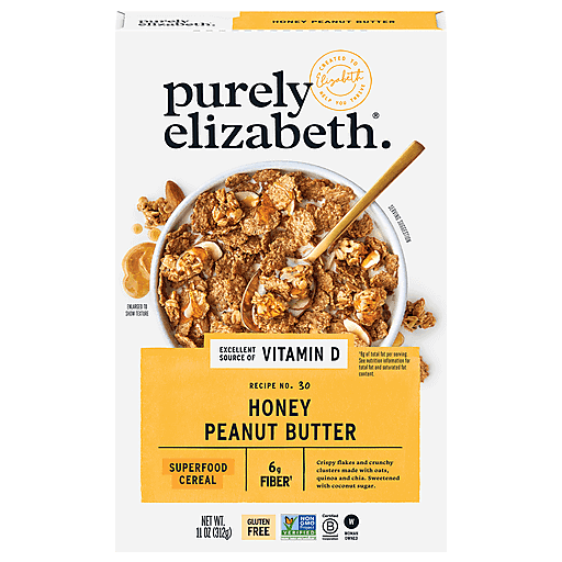 Purely Elizabeth Superfood Cereal, Honey Peanut Butter 11 Oz