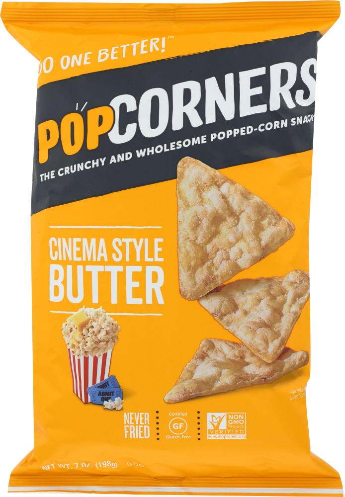 PopCorners Popped-Corn Snack, Cinema Style Butter 7 Oz