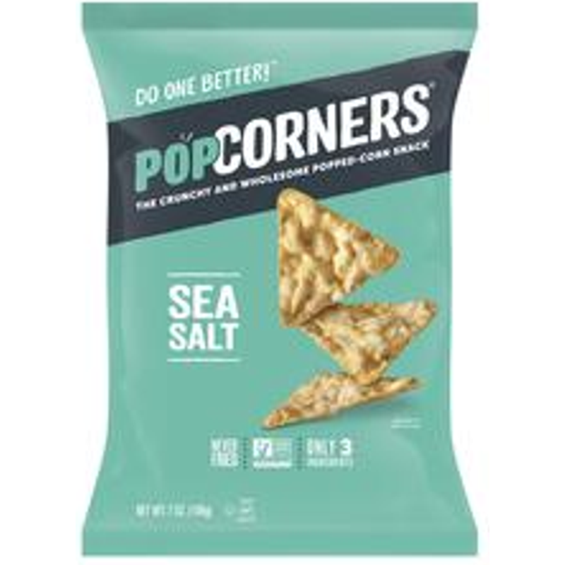 HOA Popcorners Sea Salt Popped Corn Chips 5oz Bag