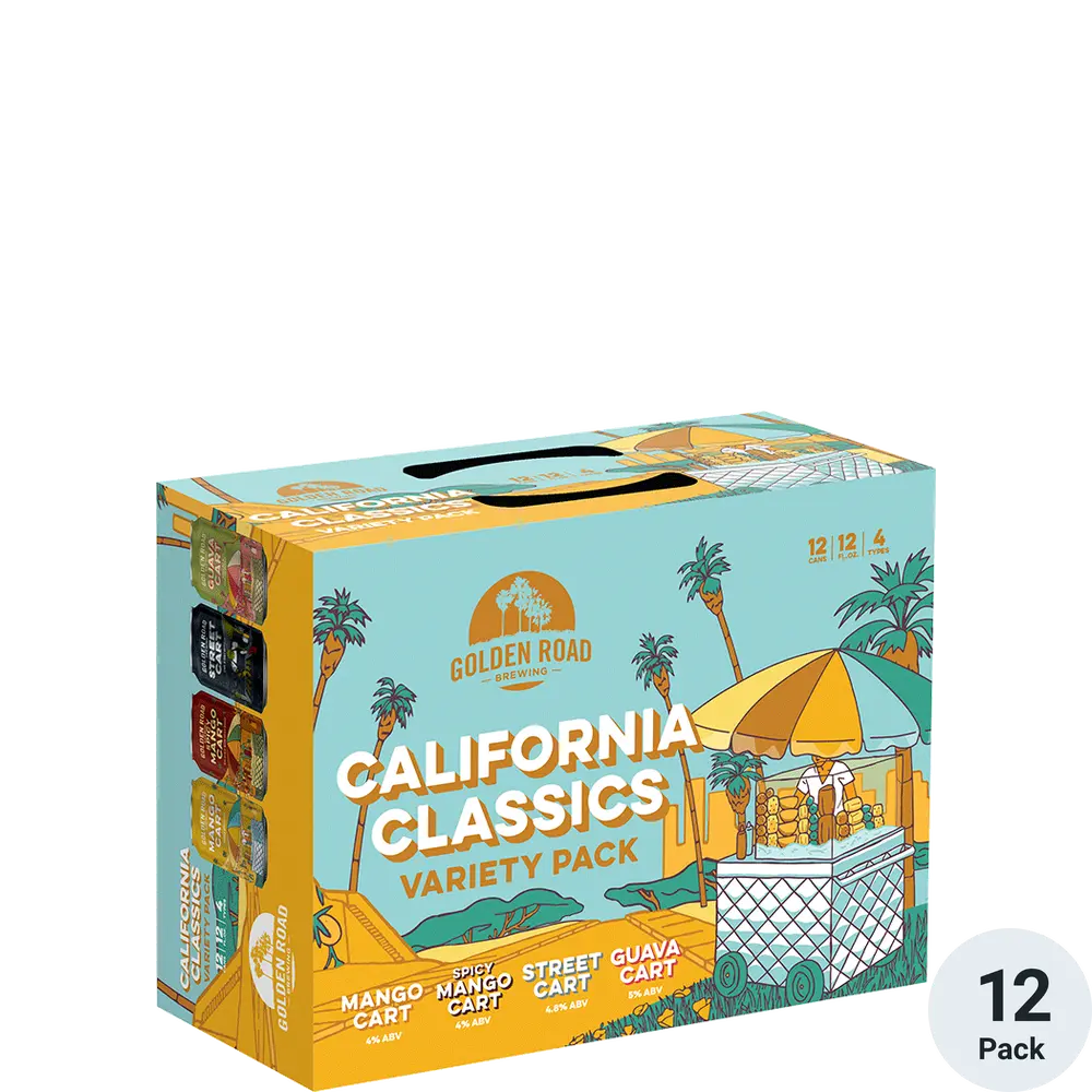 Golden Road Brewing Beer, California Classics, Variety Pack