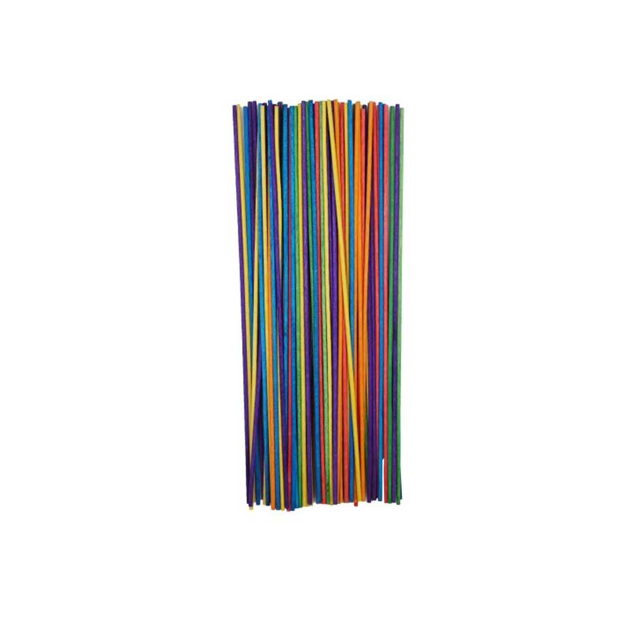 Angels Craft Dowel Stick Assorted Colors 80 Pc