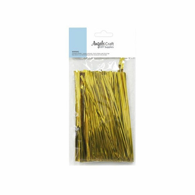 Metallic Gold Twist Ties 400ct