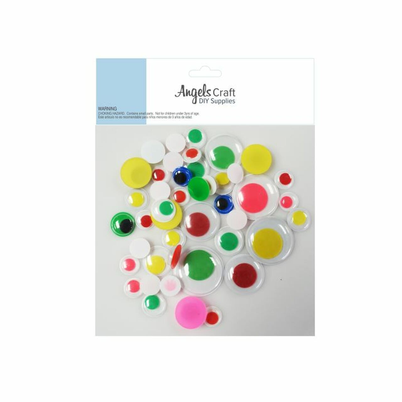 Angels Craft Color Googly Eyes, Assorted Size