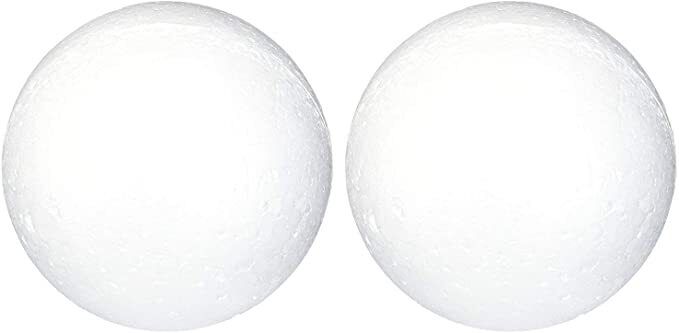 Craft Foam Ball 4" 2pcs #eb-006
