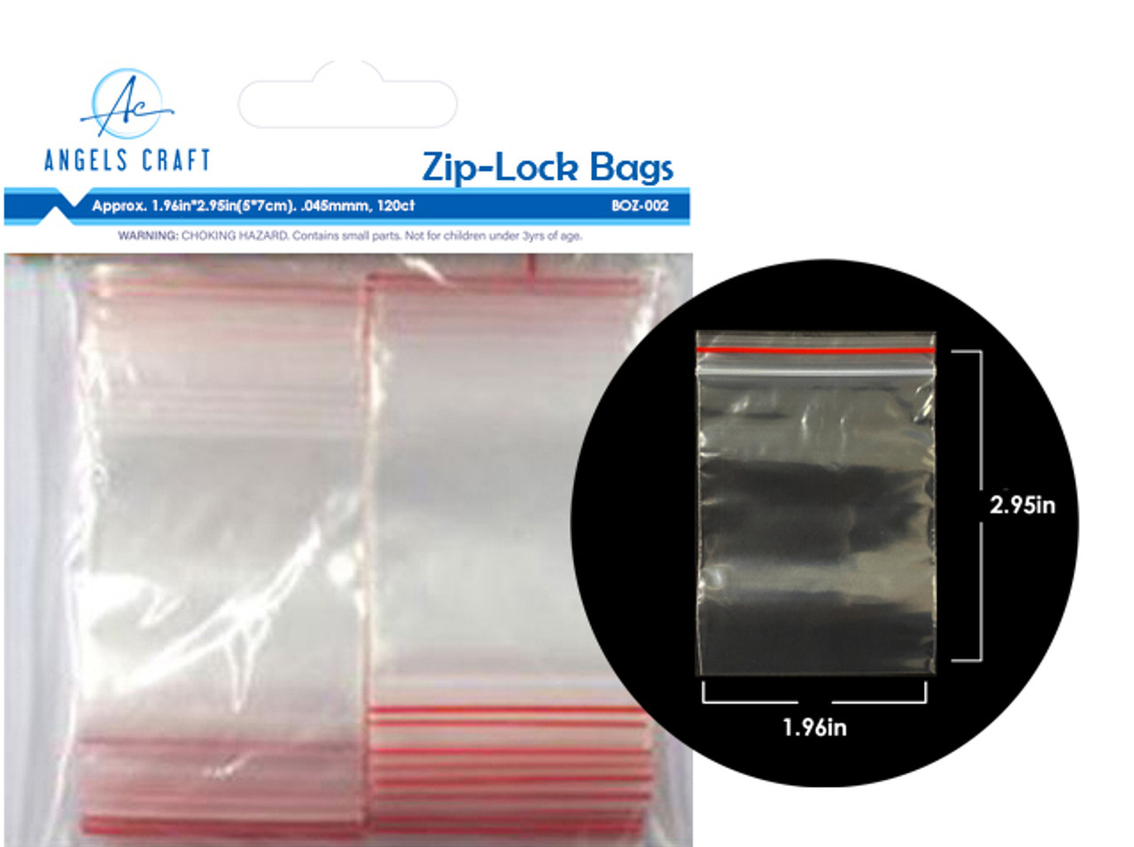 2"x3" Reclosable Poly Bag