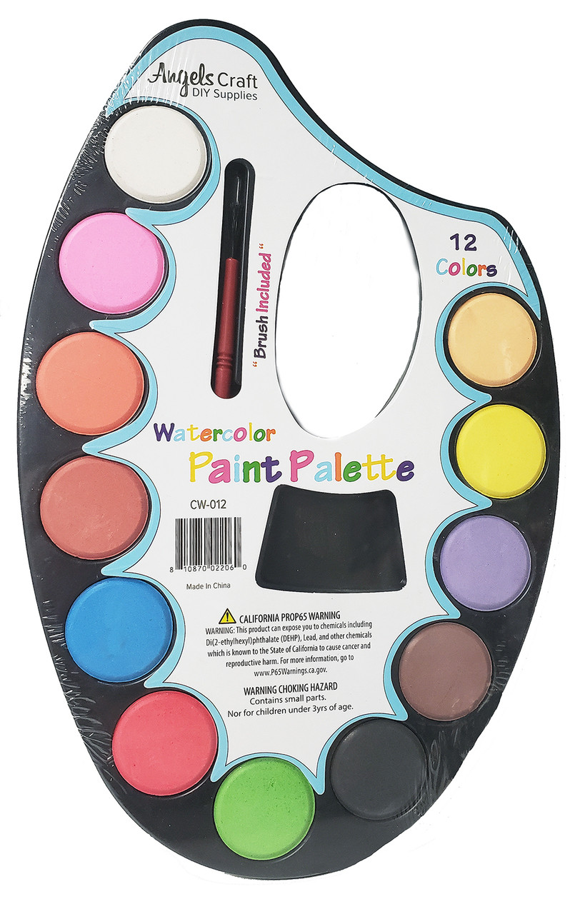 AngelsCraft CW-12 Water Color Paint Kit