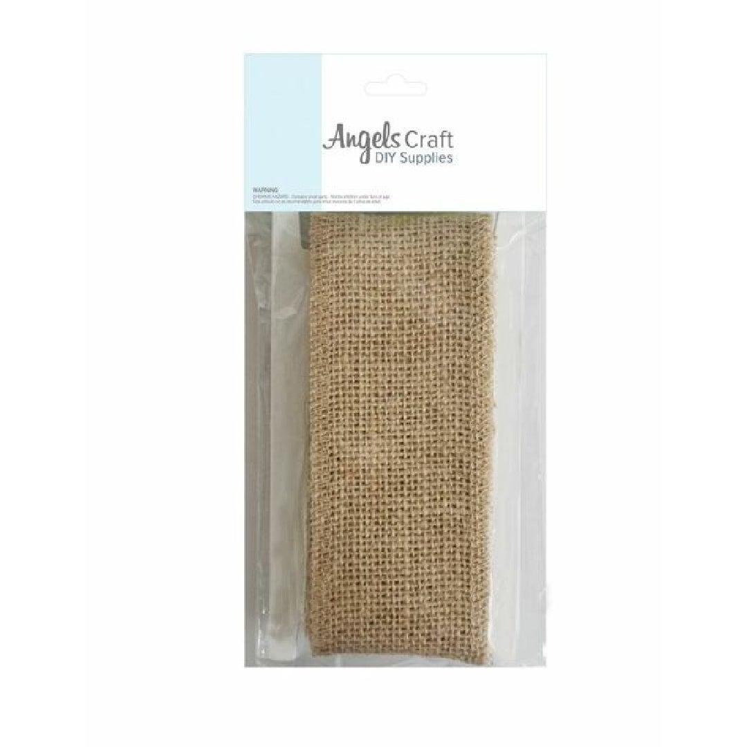 AngelsCraft Ac #abl-003 Burlap Fabric, Natural