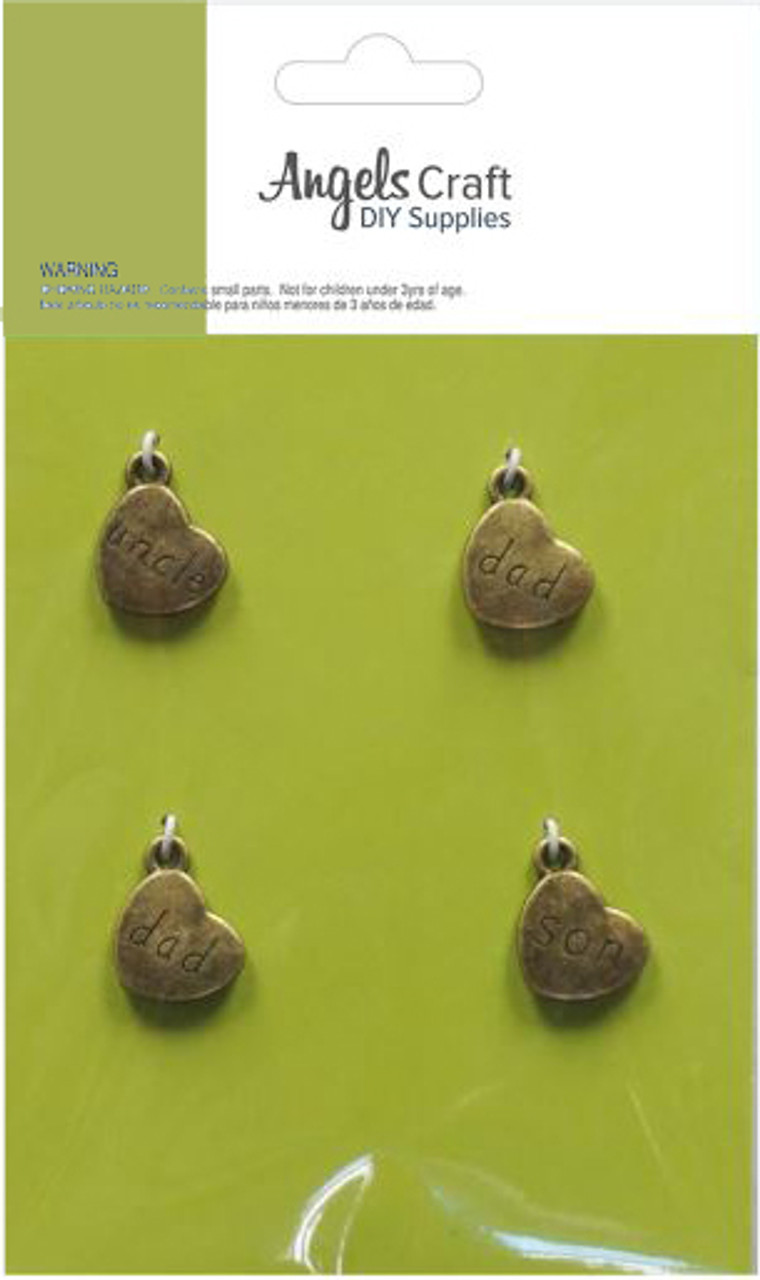 MTC-001 Alloy Pendant-Heart Vintage