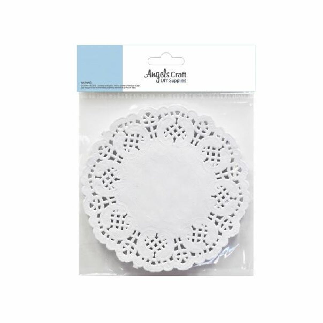 Ac #adl-001 Paper Doilies Round/white