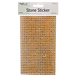 Craft Rhinestone Sheet Strip Gold