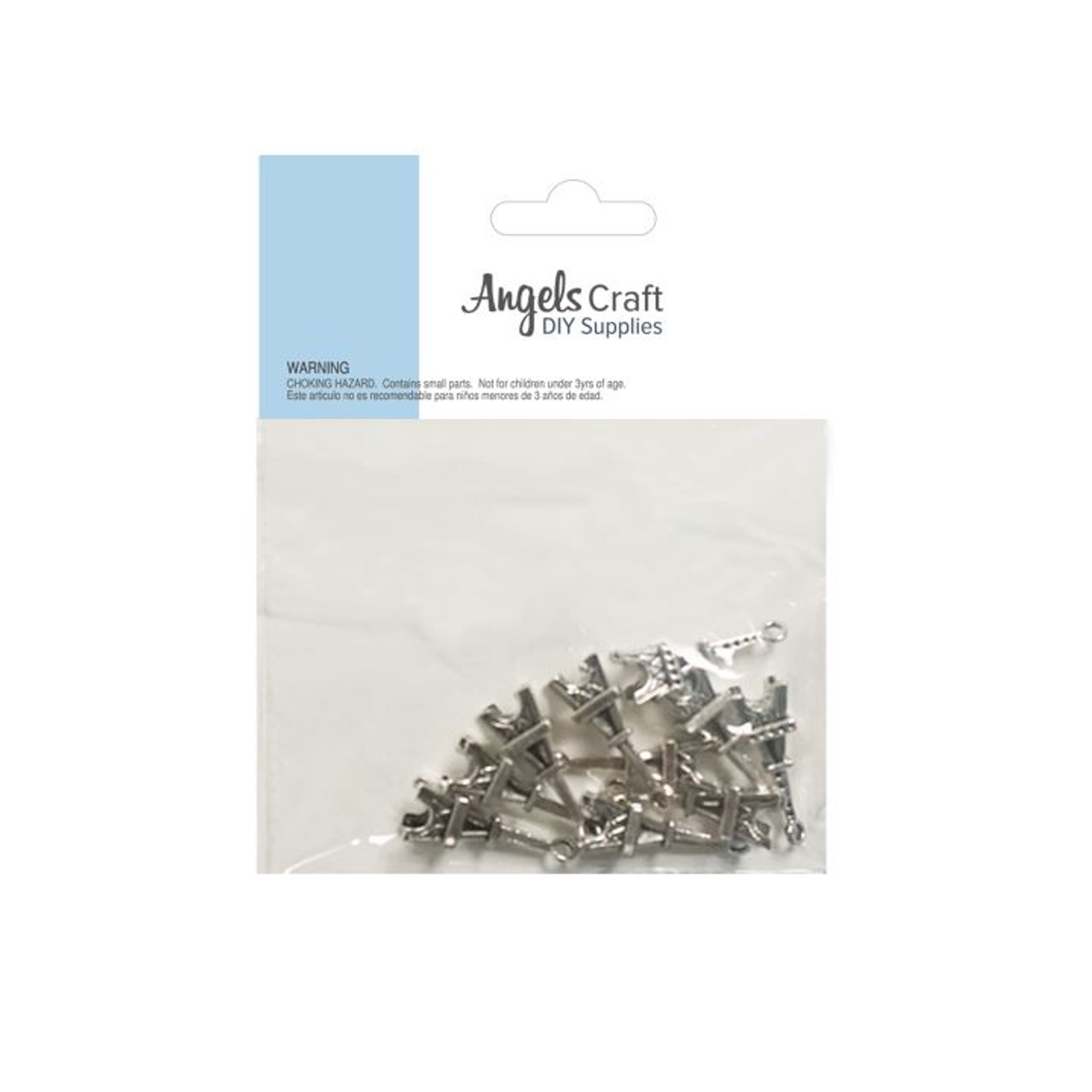 AngelsCraft Allow Pendant Charms-Eiffel Tower 10-ct. Pk