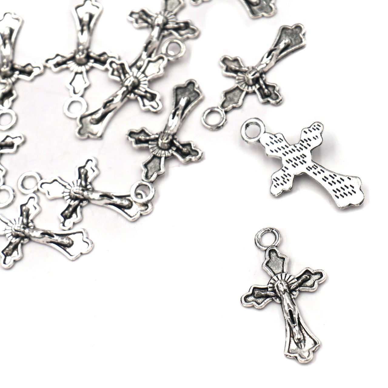 AngelsCraft Allow Pendant Charms-Cross 15-ct. Pk