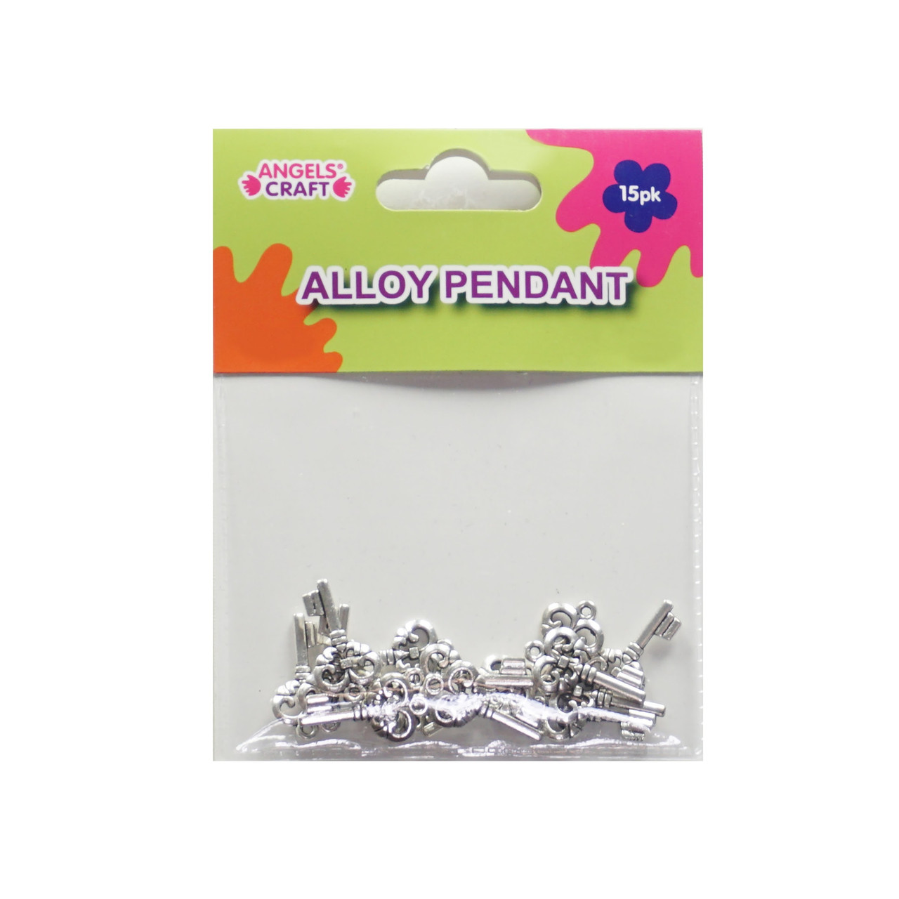 AngelsCraft Allow Pendant Charms-Key 15-ct. Pk