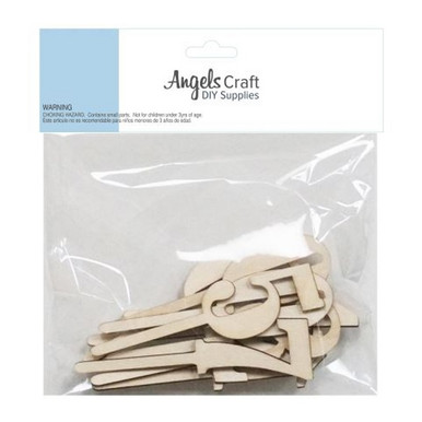 Wood Number Picks