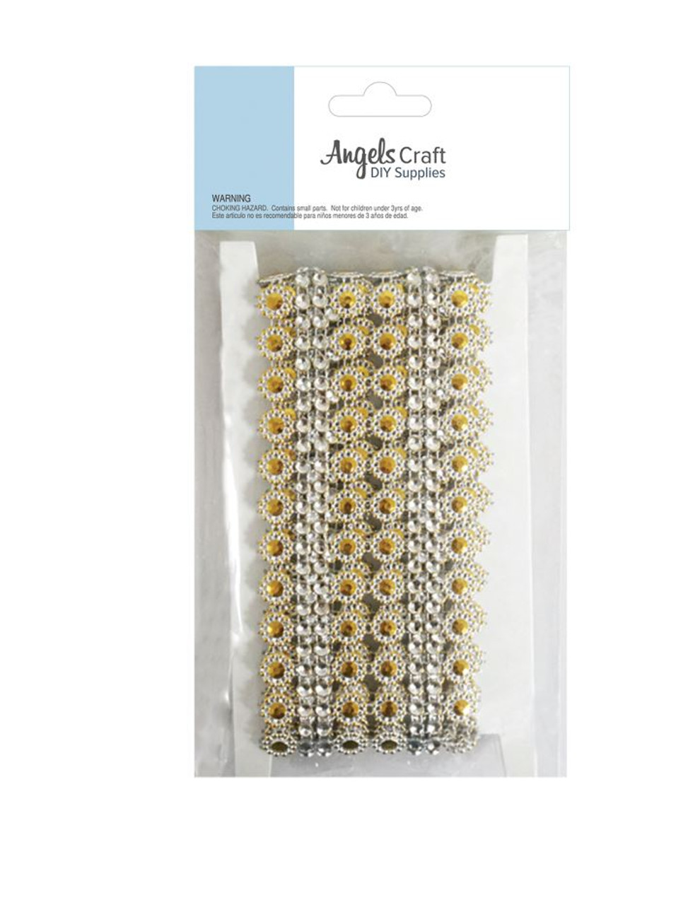AngelsCraft Metallic Embellishment Banding Silver & Gold
