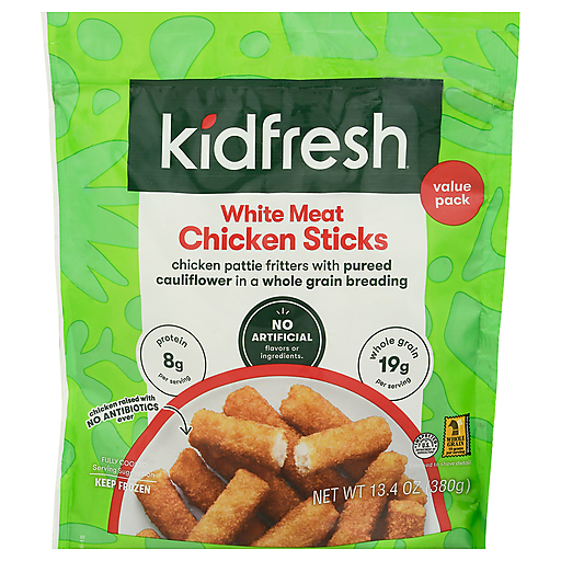 Kidfresh Fun-Omenal White Meat Chicken Sticks 13.40 Oz