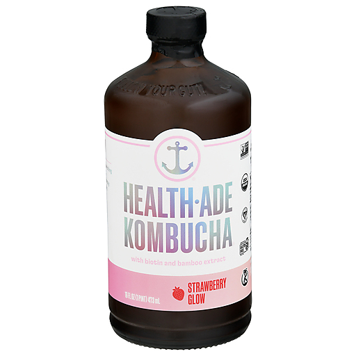 Health-Ade Kombucha Health-Ade Strawberry Glow – 16 Fl Oz