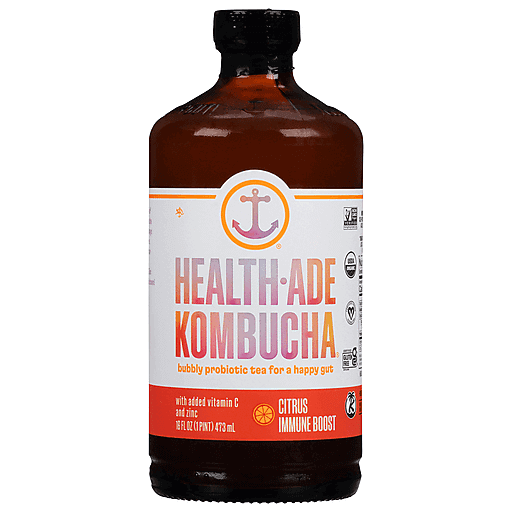 Health-Ade Organic Citrus Immune Boost Kombucha - 16 Fl Oz