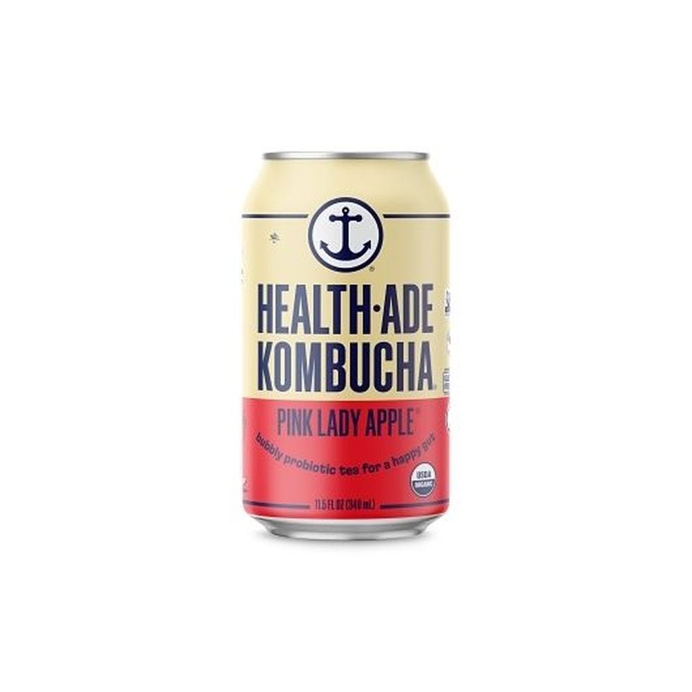 Health-Ade Pink Lady Apple Canned Kombucha, 11.5 Fluid Ounce -- 12 Per Case