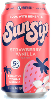 Health-Ade SunsSipSunSip Soda Strawberry Vanilla